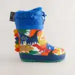 Botas de Agua Dinosaurios Azules con Thinsulate Térmico™