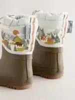Botas para Niñas Oso Marrón con Puños Acolchados - Imagen 5