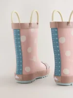 Mariquita Rosa – Botas de Agua con Asa para Niños | Edición Limitada - Imagen 3