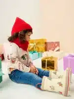 Botas de Agua con Asa Navideña – Calzado Infantil Original y de Edición Limitada - Imagen 3