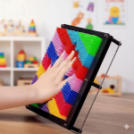Tablero Sensorial 3D Antiestrés - Estimulación Táctil y Creatividad