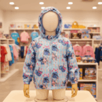 Casaca cortaviento Stitch para niña