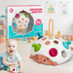 Juguete Erizo Sensorial 4 en 1 Pop Fidget - Silicona Calidad Alimentaria y Concentración