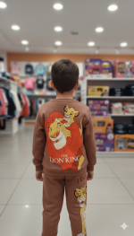 Conjunto Rey León Color Marrón para Niños – Ropa Infantil Divertida y Cómoda - Imagen 3