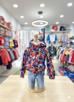 Casaca cortaviento Spiderman para niños