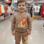 Conjunto Rey León Color Marrón para Niños – Ropa Infantil Divertida y Cómoda