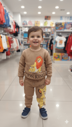 Conjunto Rey León Color Marrón para Niños – Ropa Infantil Divertida y Cómoda