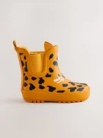 Botas de agua Yellow Leopard Print - Imagen 2