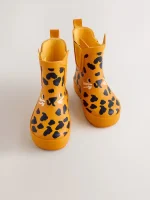 Botas de agua Yellow Leopard Print - Imagen 3