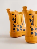 Botas de agua Yellow Leopard Print - Imagen 4