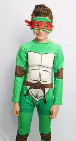 Disfraz Tortuga Ninja Rafael para niños – Color rojo - Imagen 3