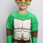 Disfraz Tortuga Ninja Michelangelo para niños – Color anaranjado