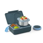 OmieBox UP Lonchera Térmica Bento para Niños - Gris