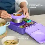 Omiebox Morado - Lonchera Antiderrame - Imagen 5