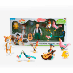 SET DE FIGURAS LA GRANJA DE ZENÓN ARTICULABLES Y DE JEBE
