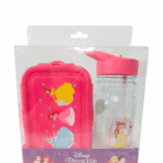 SET ESCOLAR BOTELLA 500ML + TAPER 600ML PRINCESAS