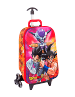 Set Maleta Full 3D EVA Triple Rueda Scool: Dragon Ball Super Goku y Vegeta - Imagen 4