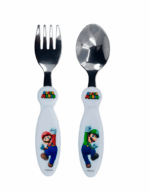 Set de Cubiertos Metálicos Mario Bros - Imagen 2