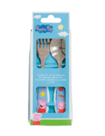 Set de Cubiertos Metálicos Pepa Pig