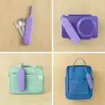 OmieBox UP Pod Set de Cubiertos de Acero Inoxidable - Morado - Imagen 6