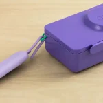 OmieBox UP Pod Set de Cubiertos de Acero Inoxidable - Morado - Imagen 2