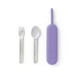 OmieBox UP Pod Set de Cubiertos de Acero Inoxidable - Morado