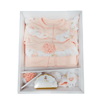 Vestido para Bebé Flores Naranja