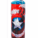 Vaso Botella Con Tapa 350 ml Capitán América