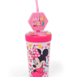 Vaso Disney Minnie Stor Gear Rosa - 390 ml