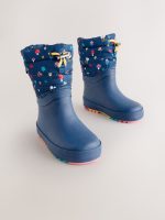 Botas de Agua Azul Marino para Niña – Impermeables y de Calidad Premium