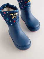 Botas de Agua Azul Marino para Niña – Impermeables y de Calidad Premium - Imagen 4