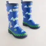 Botas de Agua de Goma Sonic Color Azul – Edición Limitada para Niños