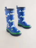 Botas de Agua de Goma Sonic Color Azul – Edición Limitada para Niños
