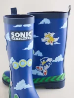 Botas de Agua de Goma Sonic Color Azul – Edición Limitada para Niños - Imagen 5