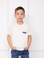 Polo Bluey con bolsillo en el pecho para niño color blanco - Imagen 4