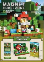 Bloques Magnéticos 100 Piezas Tema Bosque y Granja - Imagen 5