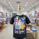 Polo Saja Boys para Niños - Color Negro