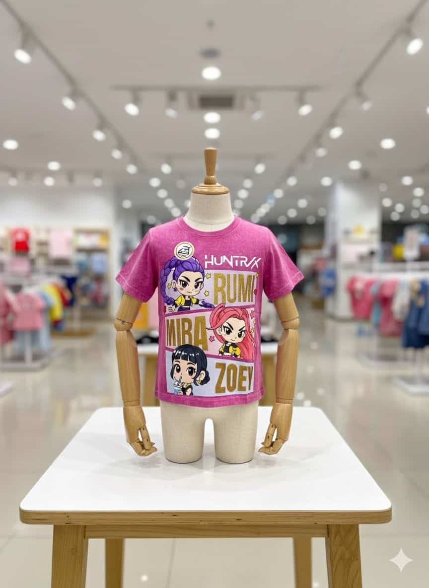 WhatsApp-Image-2025-11-20-at-2.05.11-PM.jpeg Polo Huntrix para Niñas - Color Fucsia - Imagen 1