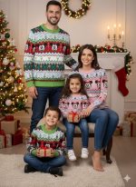 Chompa Navideña Minnie Mouse | ¡Estilo y Calidez para Esta Navidad! - Imagen 3