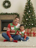 Chompa Navideña Familiar Papá Noel y Renito – Para Niños y Adultos - Imagen 4