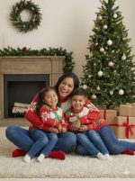 Chompa Navideña Familiar Papá Noel y Renito – Para Niños y Adultos - Imagen 3