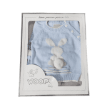 Ajuar Woopy Celeste Blanco