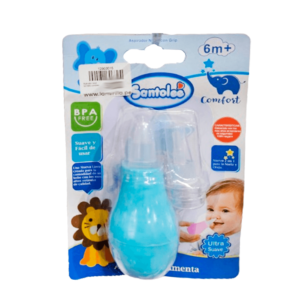 aspirado-santole-cele.png Aspirador Nasal Santolee celeste - Imagen 1
