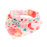 Bandana modelo nubes y gotas de colores