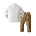 Conjunto de Caballero para Niño Beige - Imagen 3