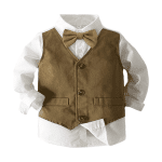 Conjunto de Caballero para Niño Beige - Imagen 2