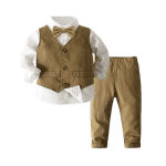 Conjunto de Caballero para Niño Beige