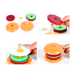 Juguete de Hamburguesa Montessori - Imagen 2