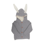 CARDIGAN CONEJO GRIS