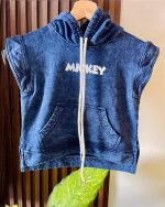 Chaleco Mickey para niños en franela jaspeada – Edición limitada exclusiva